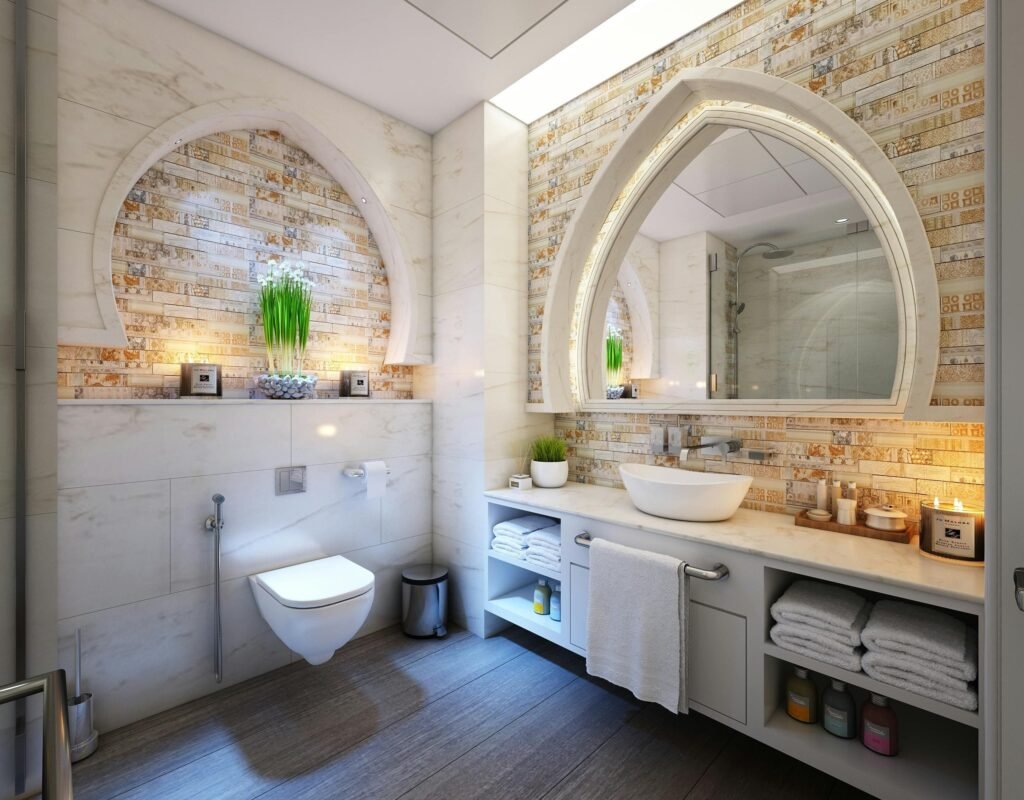 Stunning modern bathroom renovations in Wolverhampton, UK. Expert design & installation for your dream bathroom. Transform your space today! Location: Wolverhampton, United Kingdom