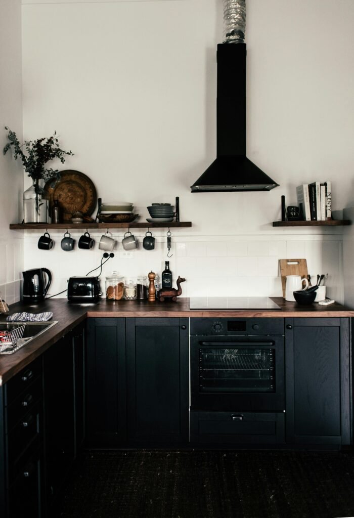Warm color kitchen design Wolverhampton. Expert renovations & installations for cozy, inviting kitchens in the UK. Location: Wolverhampton, United Kingdom