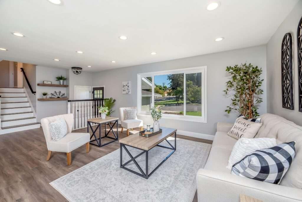 Best flooring for UK homes in 2026 in a Wolverhampton living room.